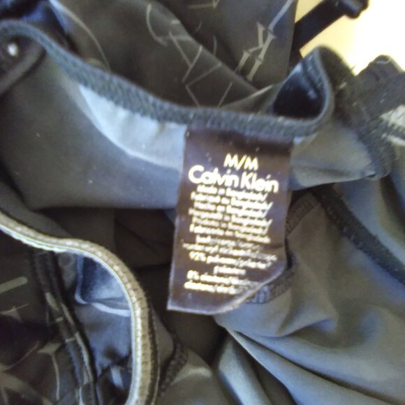 Black and Silver Calvin Klein Camisole - Picture 2 of 5